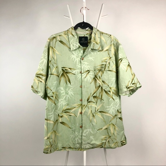 Jamaica Jaxx Other - Jamaica Jaxx men silk Hawaiian plane floral shirt